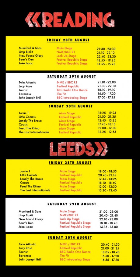 Leeds Festival Main Stage Poster Night Time Landscape